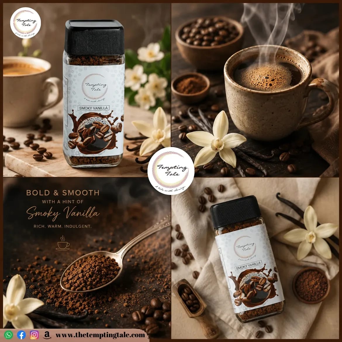 SMOKY VANILLA | FLAVOURED INSTANT COFFEE