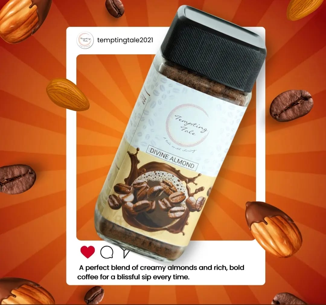 DIVINE ALMOND | FLAVOURED INSTANT COFFEE