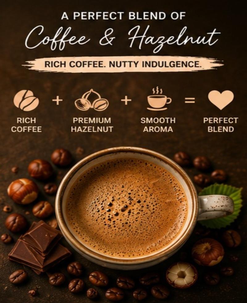 NUTTY HAZELNUT | FLAVOURED INSTANT COFFEE