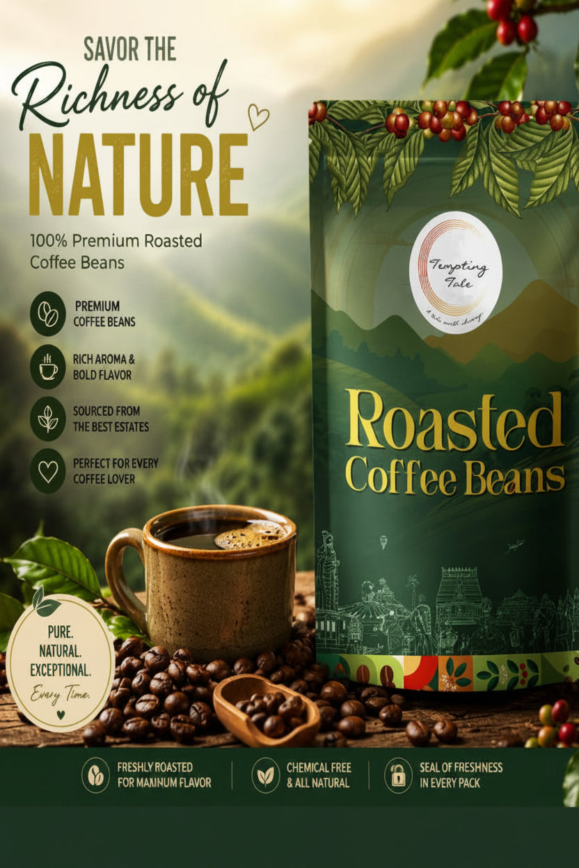 60% Arabica Beans and 40% Robusta Beans