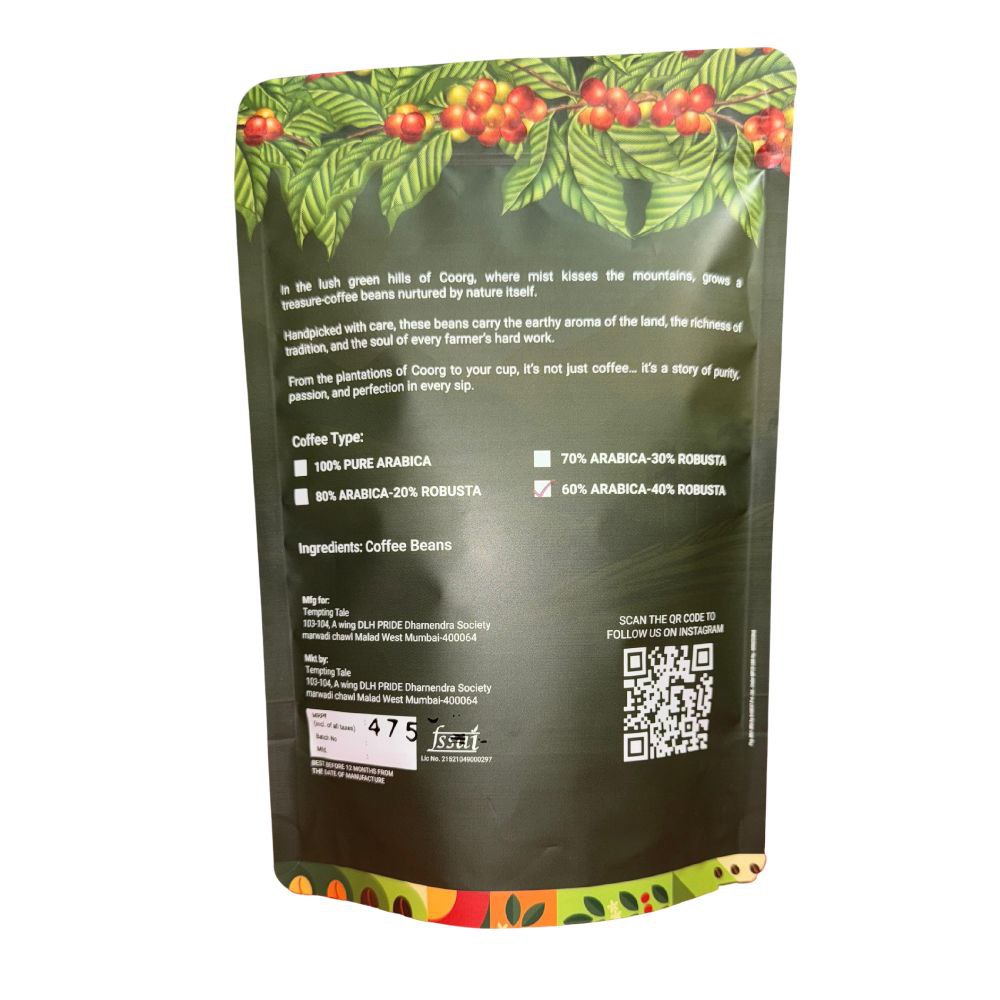 60-40% ARABICA BEANS